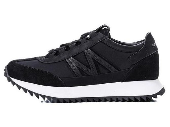Moncler Sneakers in nubuck e camoscio - vista 2