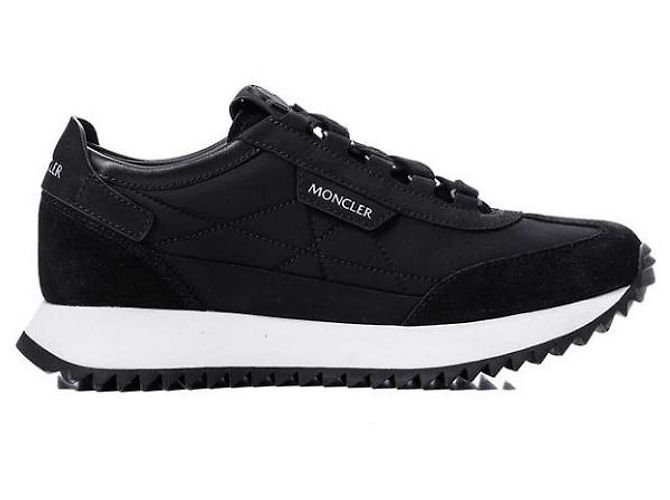 Moncler Sneakers in nubuck e camoscio - vista 5