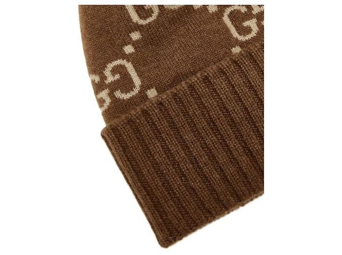 Gucci Gorro de jacquard de cashmere - vista 3