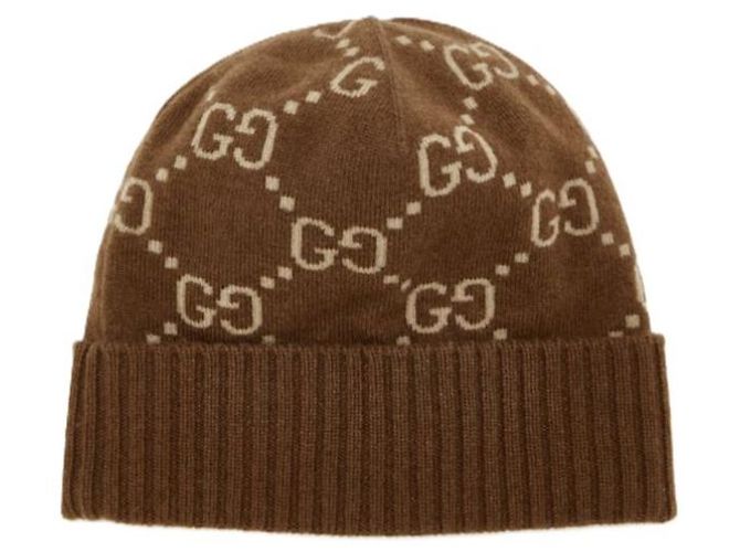 Gucci Gorro de jacquard de cashmere - vista 4