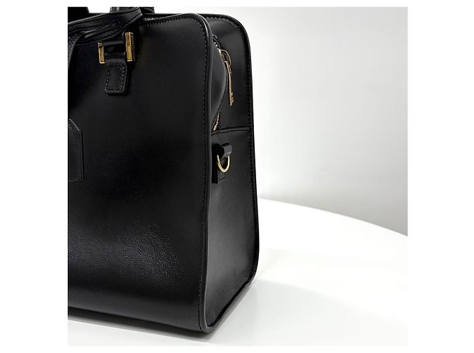 Autre Marque Borsa a spalla Cabas in pelle Small Black - vista 11
