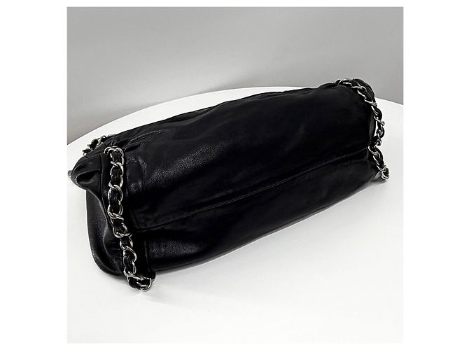 Chanel Schultertasche mit Kette Schwarz - Ansicht 12