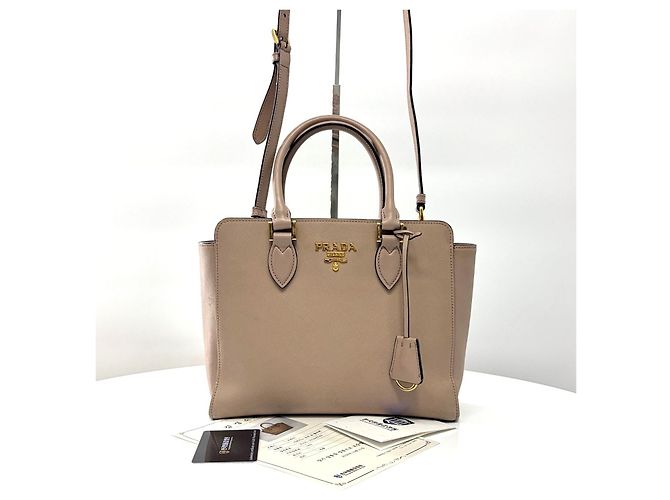 Prada Borsa Tote e borsa a tracolla in pelle Saffiano - vista 8