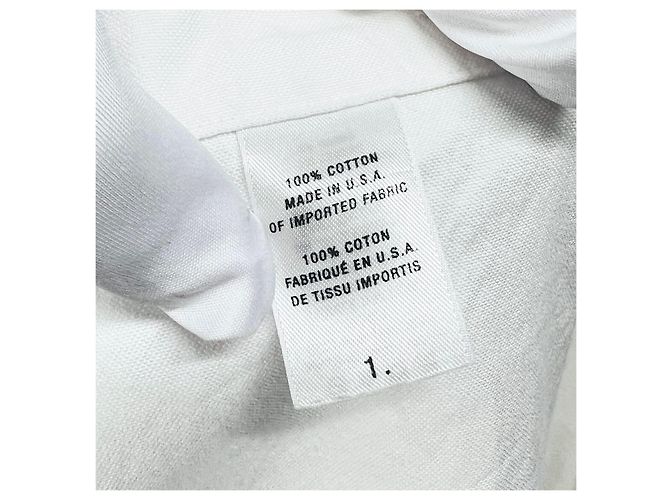 Thom Browne Camisa de algodón con brazaletes Blanco - vista 7