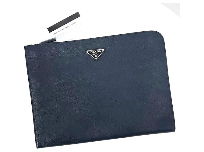 Prada Pochette à documents en Saffiano - vue 2