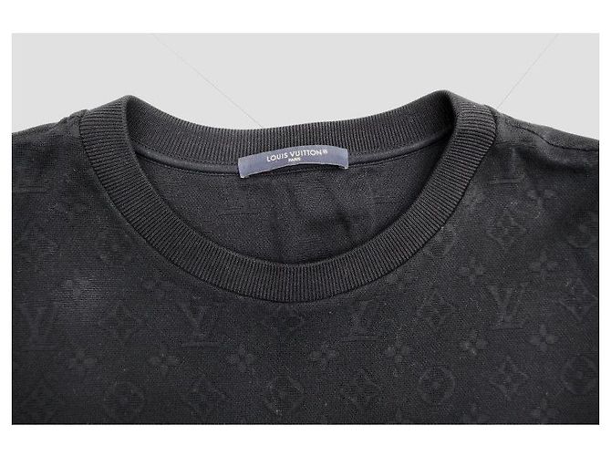 Louis Vuitton Signature Pocket Monogram T-Shirt Black - Ansicht 3