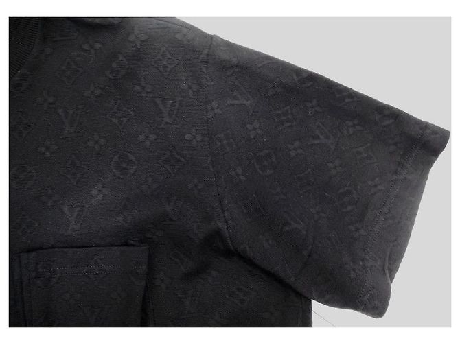 Louis Vuitton Signature Pocket Monogram T-Shirt Black - Ansicht 5