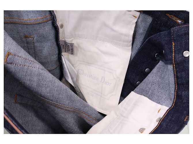 Dior Pantalones Vaqueros Oblique Low de Denim de Algodón - vista 10