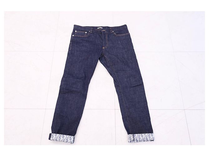 Dior Pantalones Vaqueros Oblique Low de Denim de Algodón - vista 2