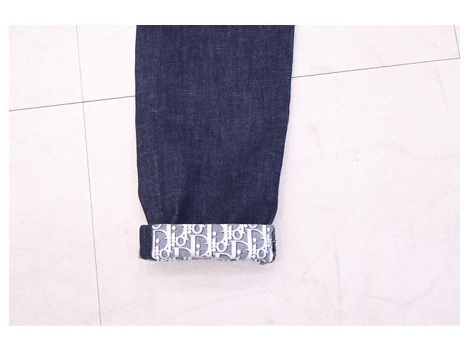 Dior Pantalones Vaqueros Oblique Low de Denim de Algodón - vista 3