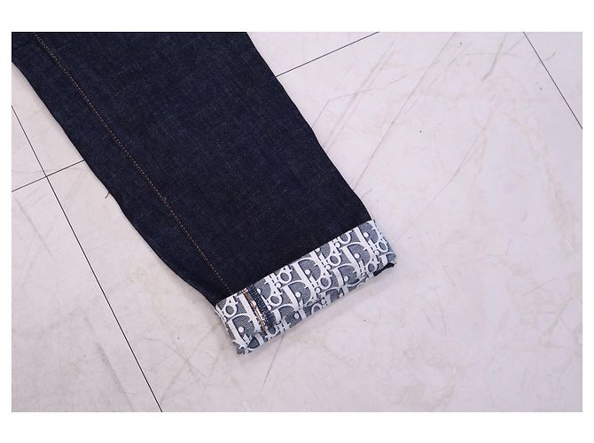 Dior Pantalones Vaqueros Oblique Low de Denim de Algodón - vista 4