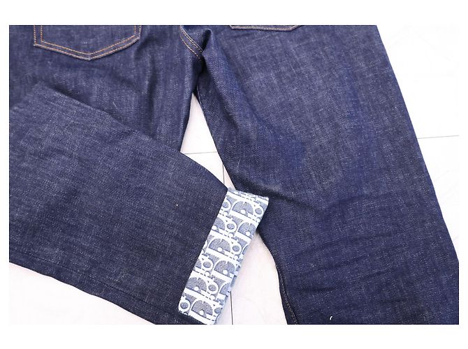 Dior Pantalones Vaqueros Oblique Low de Denim de Algodón - vista 7