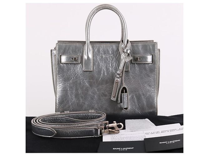 Autre Marque Mini borsa a tracolla argento - vista 12