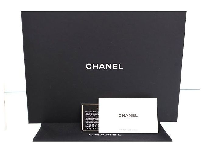 Chanel Clutch Boy Medium Navy Gold-tone - vista 13