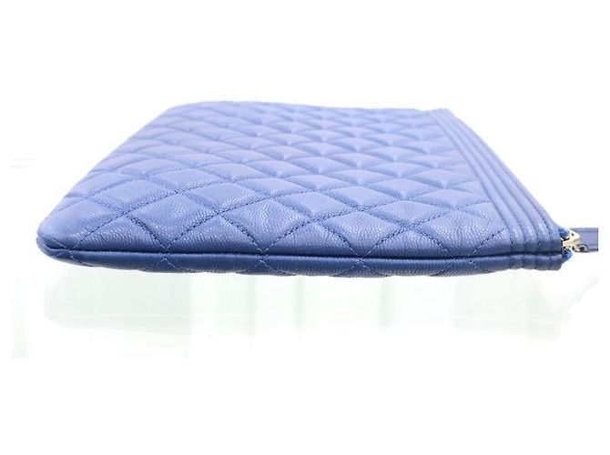 Chanel Clutch Boy Medium Navy Gold-tone - vista 9