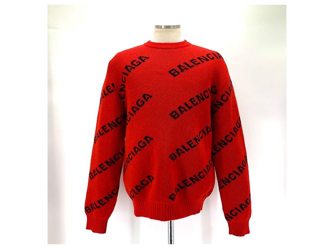 Balenciaga Multi Logo Strickpullover - Ansicht 2