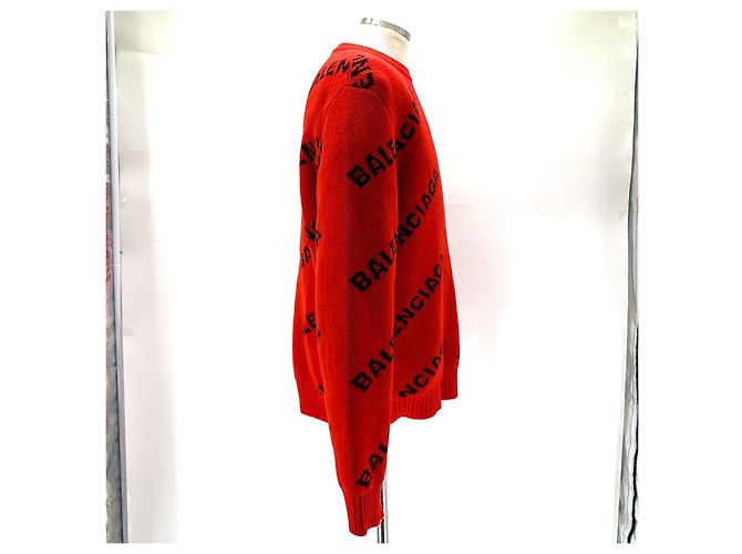 Balenciaga Multi Logo Strickpullover - Ansicht 5