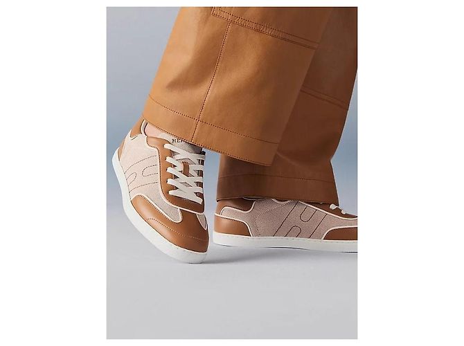 Hermès Sneakers in tela da donna - vista 3