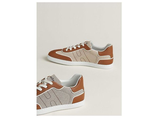 Hermès Sneakers in tela da donna - vista 7