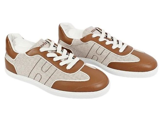 Hermès Sneakers in tela da donna - vista 9