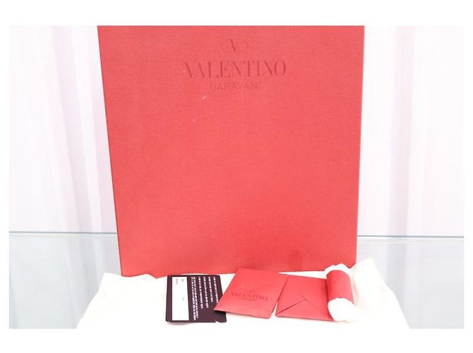 Valentino Rockstud Sneaker Leder Rot - Ansicht 12