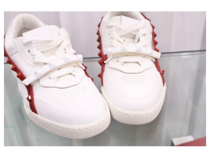 Valentino Rockstud Sneaker Leder Rot - Ansicht 2