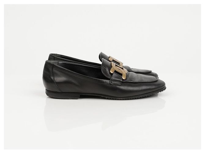 Tod's Leather Loafers Black - view 2