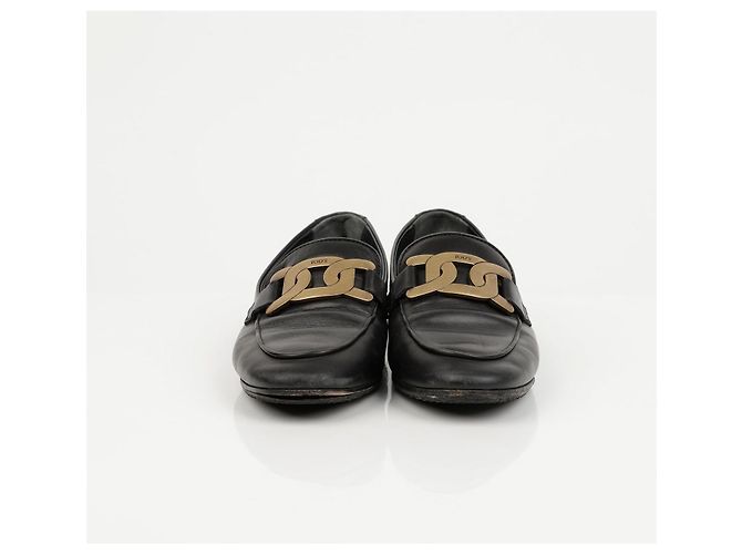Tod's Leather Loafers Black - view 3