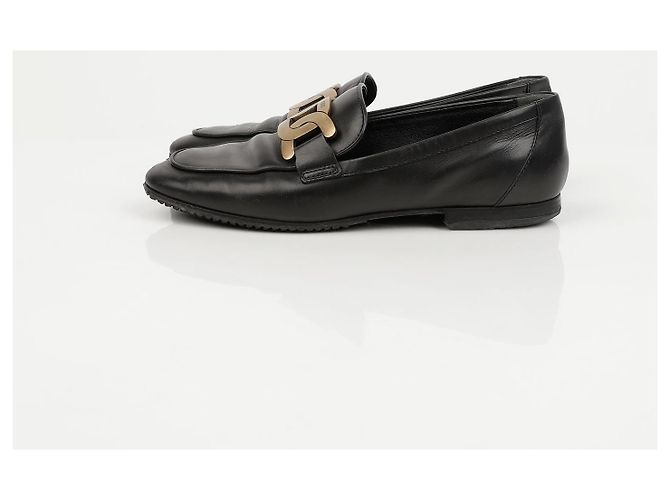 Tod's Leather Loafers Black - view 6