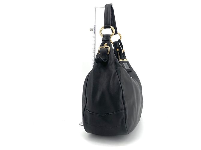 Prada Borsa a tracolla hobo in pelle di vitello morbida - vista 12