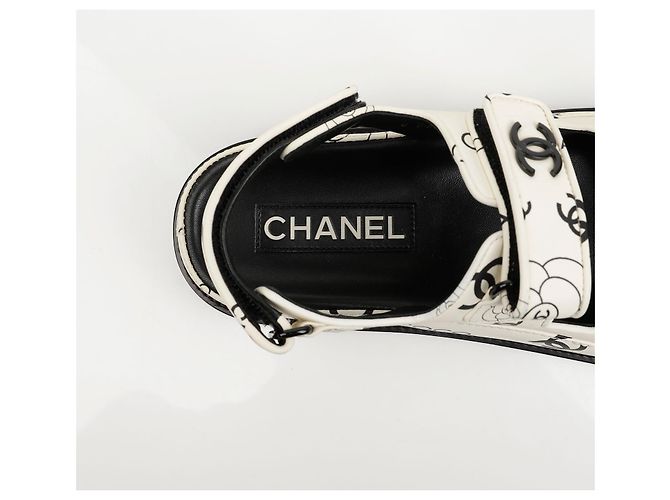 Chanel Sandali in Velcro Multi CC - vista 11