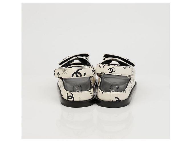 Chanel Sandali in Velcro Multi CC - vista 6