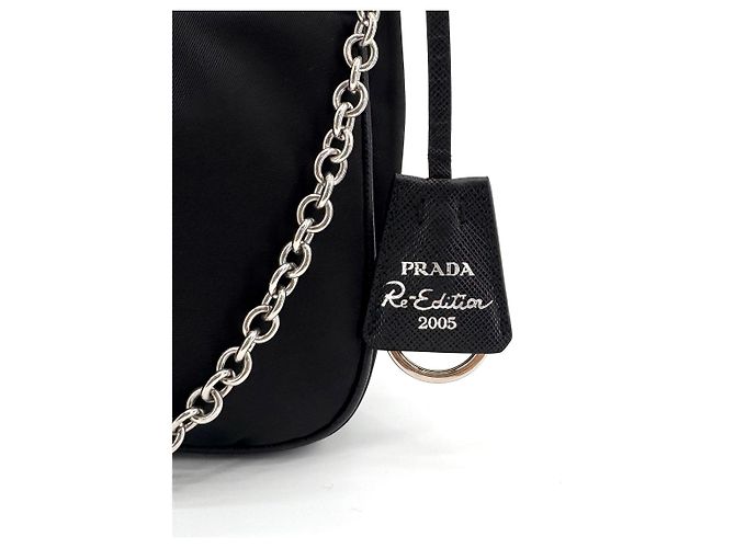 Prada Borsa a tracolla Reedition Re-Nylon Black - vista 3