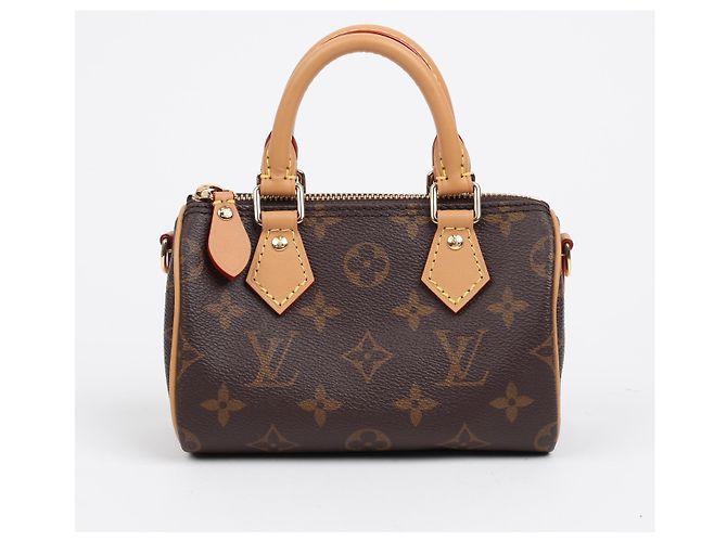 Louis Vuitton Borsa Tote Nano Speedy Monogram Canvas - vista 2