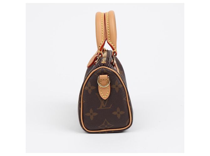 Louis Vuitton Borsa Tote Nano Speedy Monogram Canvas - vista 4