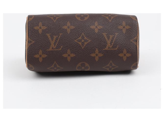 Louis Vuitton Borsa Tote Nano Speedy Monogram Canvas - vista 6