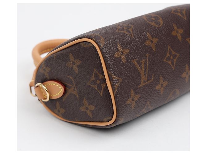 Louis Vuitton Borsa Tote Nano Speedy Monogram Canvas - vista 7