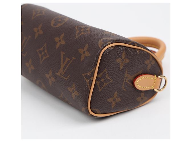 Louis Vuitton Borsa Tote Nano Speedy Monogram Canvas - vista 8