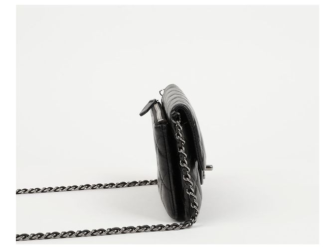 Chanel Borsa a tracolla con patta e logo CC - vista 6