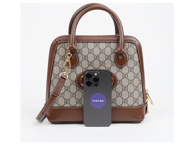 Gucci Bolso Horsebit Small Marrón - vista 10