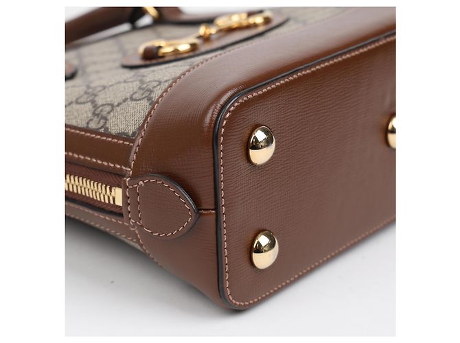 Gucci Bolso Horsebit Small Marrón - vista 7