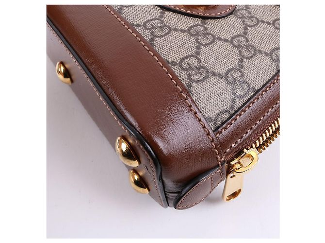 Gucci Bolso de hombro pequeño Horsebit marrón - vista 10