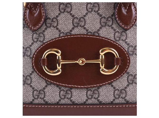Gucci Bolso de hombro pequeño Horsebit marrón - vista 2