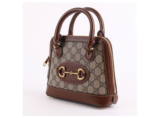 Gucci Bolso de hombro pequeño Horsebit marrón - vista 3