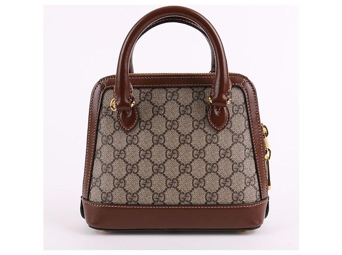 Gucci Bolso de hombro pequeño Horsebit marrón - vista 4