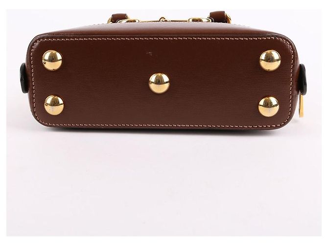 Gucci Bolso de hombro pequeño Horsebit marrón - vista 8