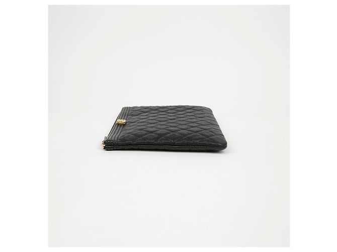 Clutch Chanel New Medium Marrone in Pelle di Vitello - vista 4