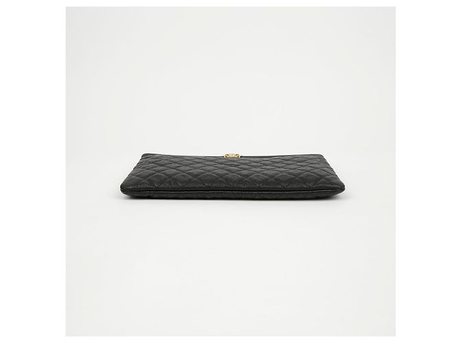 Clutch Chanel New Medium Marrone in Pelle di Vitello - vista 5