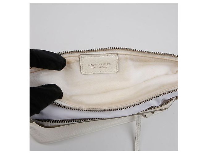Maison Martin Margiela Mini Schultertasche Weiß - Ansicht 11
