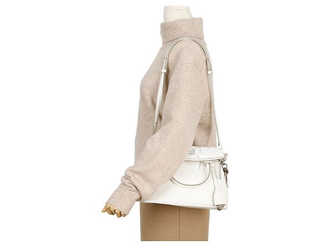 Maison Martin Margiela Mini Schultertasche Weiß - Ansicht 13